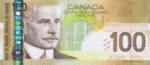 Canadian Cash Dollars, 100 dollar bill 100 dollar bank note currency 