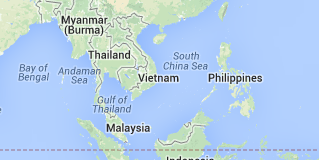 Map showing Philippines