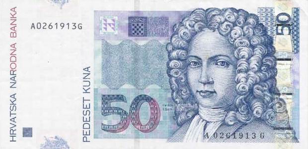 Fifty Kuna - Croatian banknote - 50 Kuna Bill